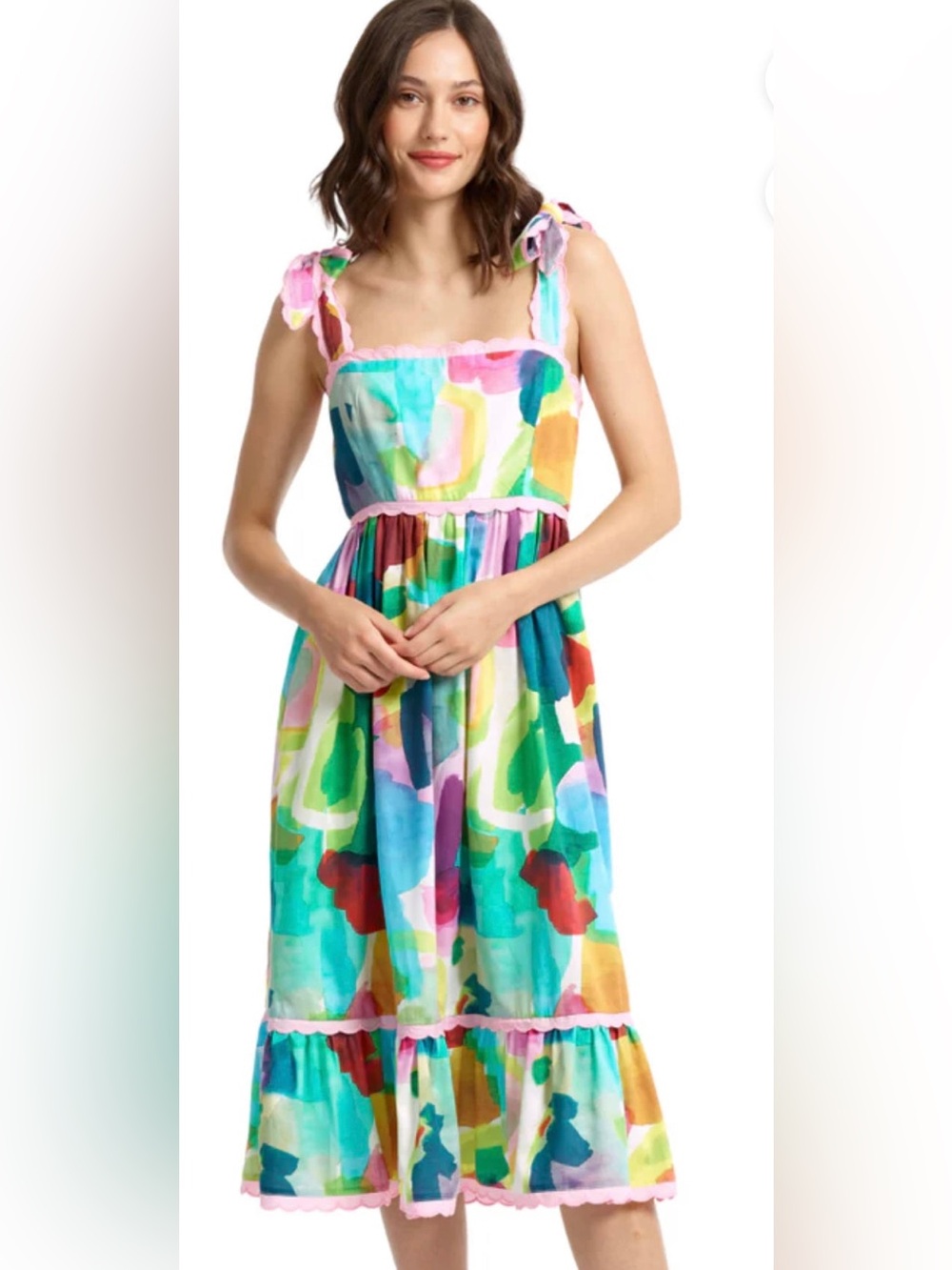 NWT (M) Stellah Abstract Starp Dress